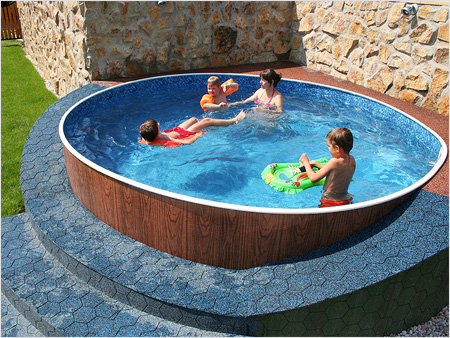 Великий каркасний басейн для дітей