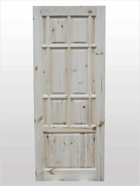 Дерев'яні двері з сучками