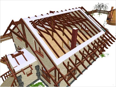Технологія будівництва даху - горищний і поєднана дах